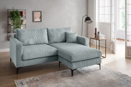 Eliza von Benformato - Ecksofa Ausführung rechts aqua