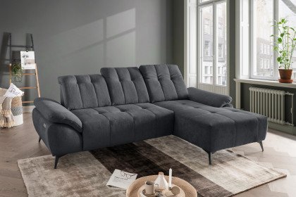 Fiore-LE25 von Benformato - Ecksofa rechts anthrazit