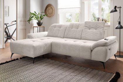 Fiore-LE25 von Benformato - Eckcouch Variante links beige