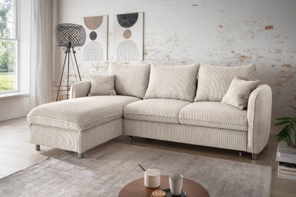 Lauritio von Benformato - Ecksofa Ausführung links beige