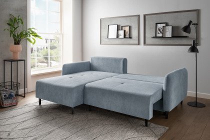 Mara von Benformato - Ecksofa Variante links hellblau