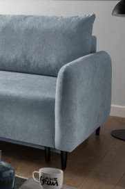 Mara von Benformato - Ecksofa Variante links hellblau