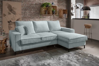 Rom-LE25 von Benformato - Eckcouch Variante rechts aqua