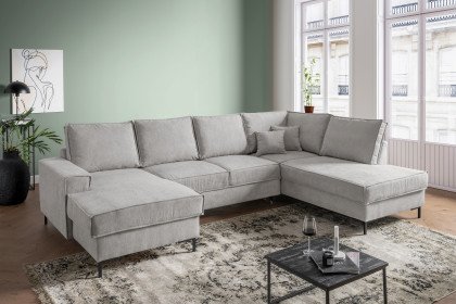 Rom-LE25 von Benformato - Sofalandschaft Variante rechts silber