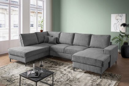 Rom-LE25 von Benformato - Wohnlandschaft Variante links anthrazit