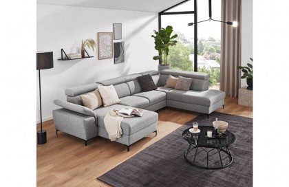 Braga-LE25 von BENIX - Wohnlandschaft rechts grau