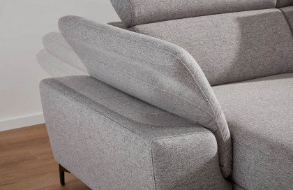 Braga-LE25 von BENIX - Wohnlandschaft rechts grau