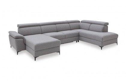 Braga-LE25 von BENIX - Wohnlandschaft rechts grau