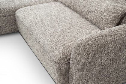 Elvio von BENIX - Eckcouch links hellbraun