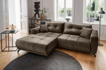 Restato von Benformato - Polstersofa Variante links braun