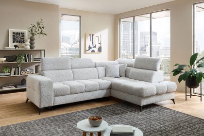 Gobi von Benformato - Ecksofa Variante rechts hellgrau