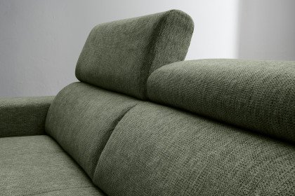 Intera von Benformato - Ecksofa Ausführung rechts dunkelgrün