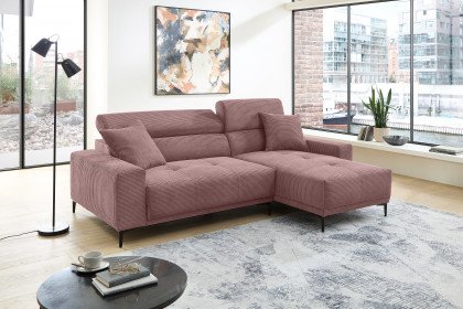 Orio von Benformato - Ecksofa Variante rechts rosa