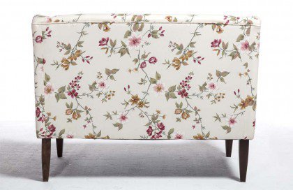 Moro von Benformato - Küchensofa 2-sitzig beige-rot-ocker