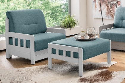 Camino von Benformato - Schlafsessel denim-weiß