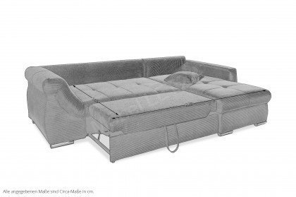 Federico von Benformato - Ecksofa rechts grau