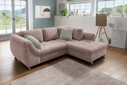 Agira von Benformato - Ecksofa Variante rechts rosa