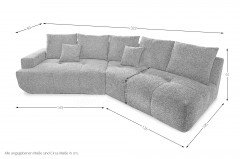 Fertilia von Benformato - Megasofa anthrazit