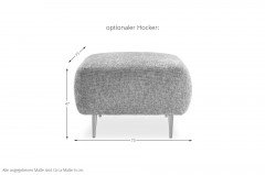 Piatelli von Benformato - Ecksofa Ausführung rechts ocean