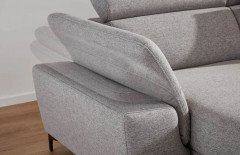 Braga-LE25 von BENIX - Wohnlandschaft rechts grau