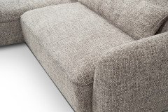 Elvio von BENIX - Eckcouch links hellbraun