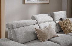 Santorini von BENIX - Polsterecke rechts grau