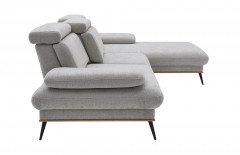 Santorini von BENIX - Polsterecke rechts grau