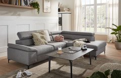 Lonigo von BENIX - Polstergarnitur rechts grau