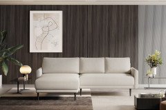 Soho-LE26 von WERSAL - Ecksofa Variante links beige