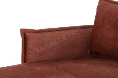 Lazio von Benformato - Eckgarnitur links koralle