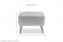 Colori von Benformato - Polsterecke rechts creme