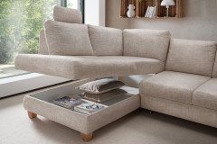 Positano von Benformato - Eckgarnitur links creme